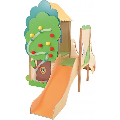 Complex de joaca interior cu tobogan Casuta din copac - imagine 16